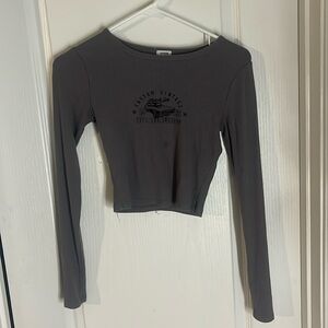 Cropped Long Sleeve Shirt from Garage. Only worn a couple times